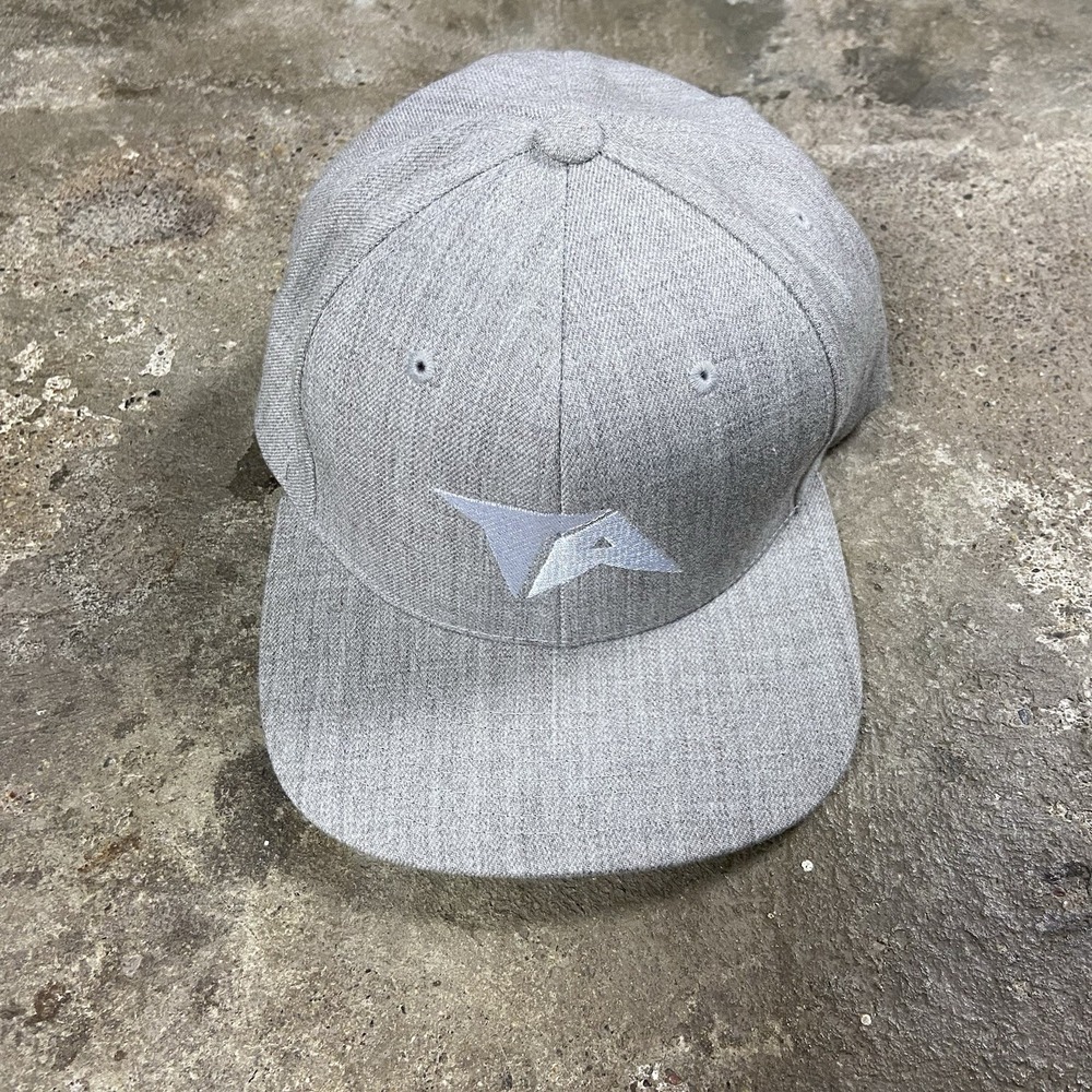 The Classics TA Cap Snap Back Adjustable Heather Gray Embroidered Logo